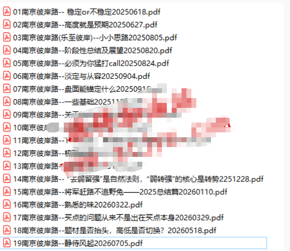 南京彼岸路--其他文章合集19篇2025